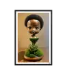 12 ROOT STATUE - Framed Poster