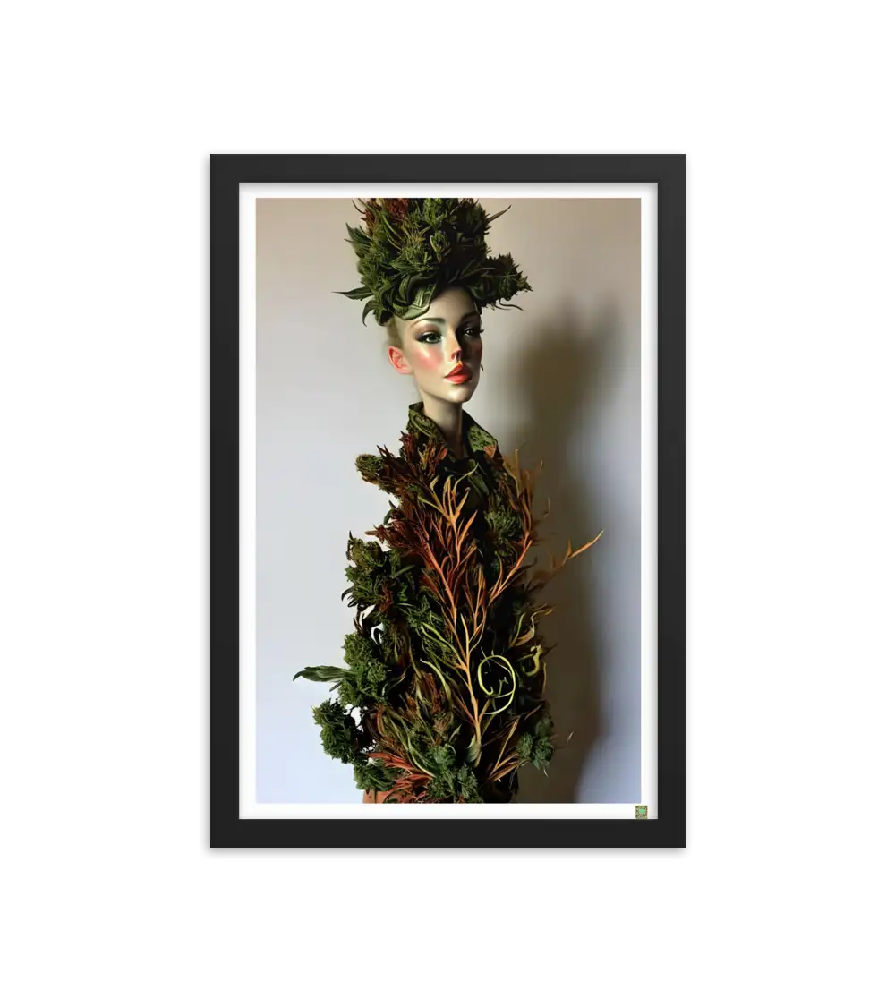 08 ROOT STATUE - Framed Poster
