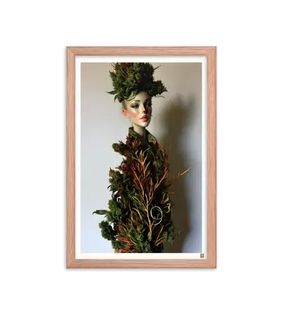 08 ROOT STATUE - Framed Poster