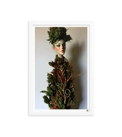 08 ROOT STATUE - Framed Poster