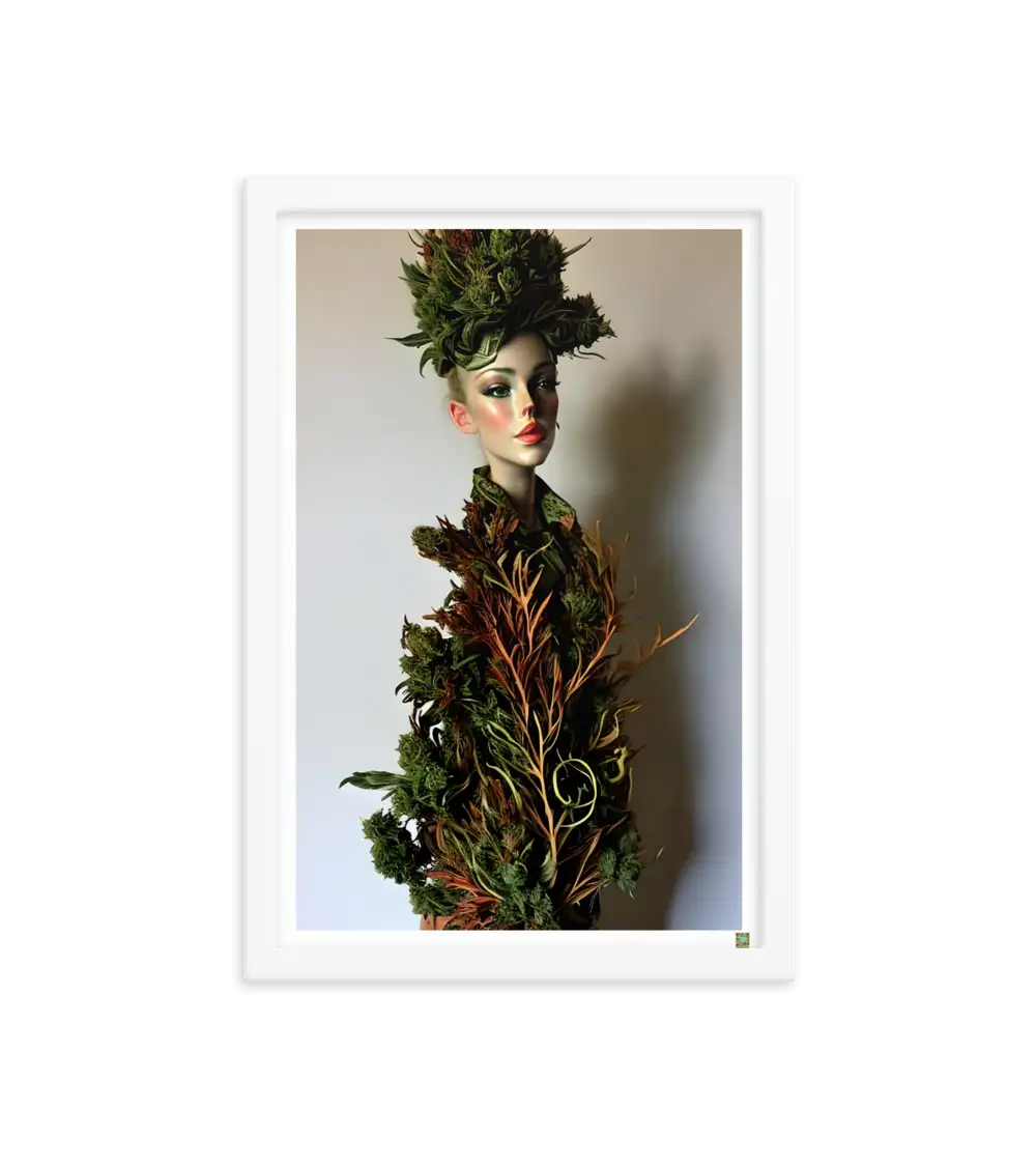 08 ROOT STATUE - Framed Poster