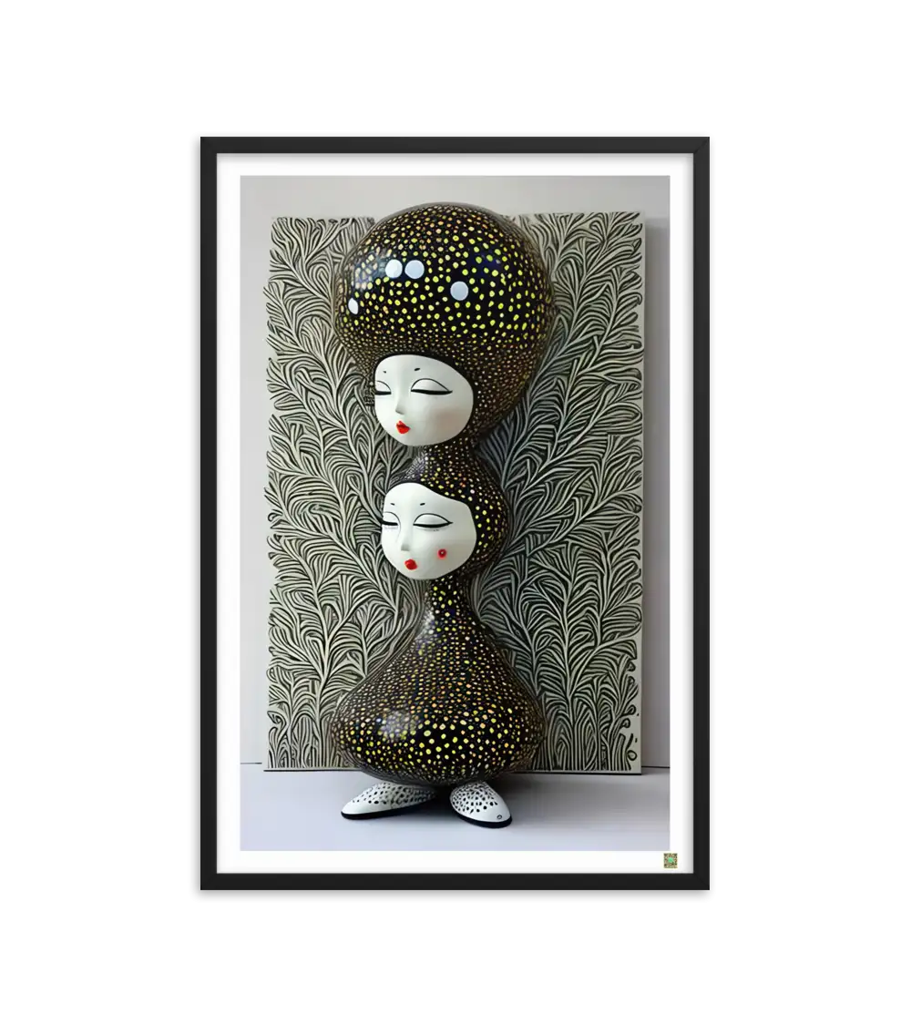 09 ROOT STATUE - Framed Poster
