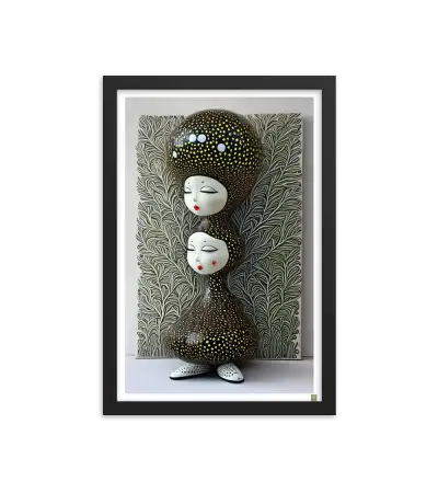 09 ROOT STATUE - Framed Poster