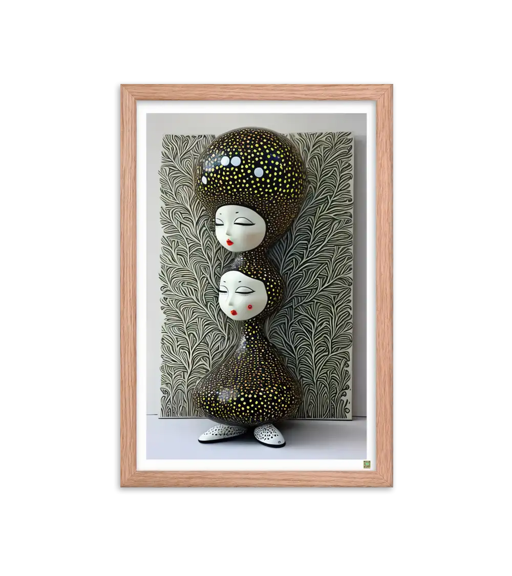 09 ROOT STATUE - Framed Poster