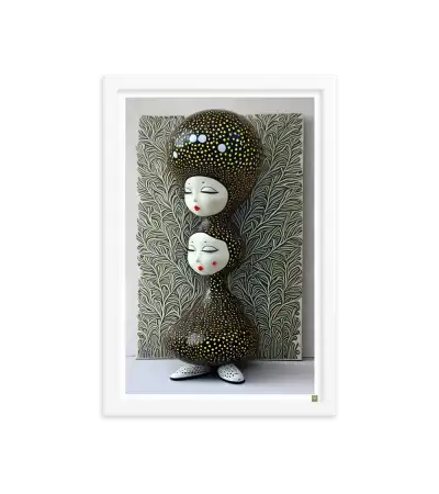 09 ROOT STATUE - Framed Poster