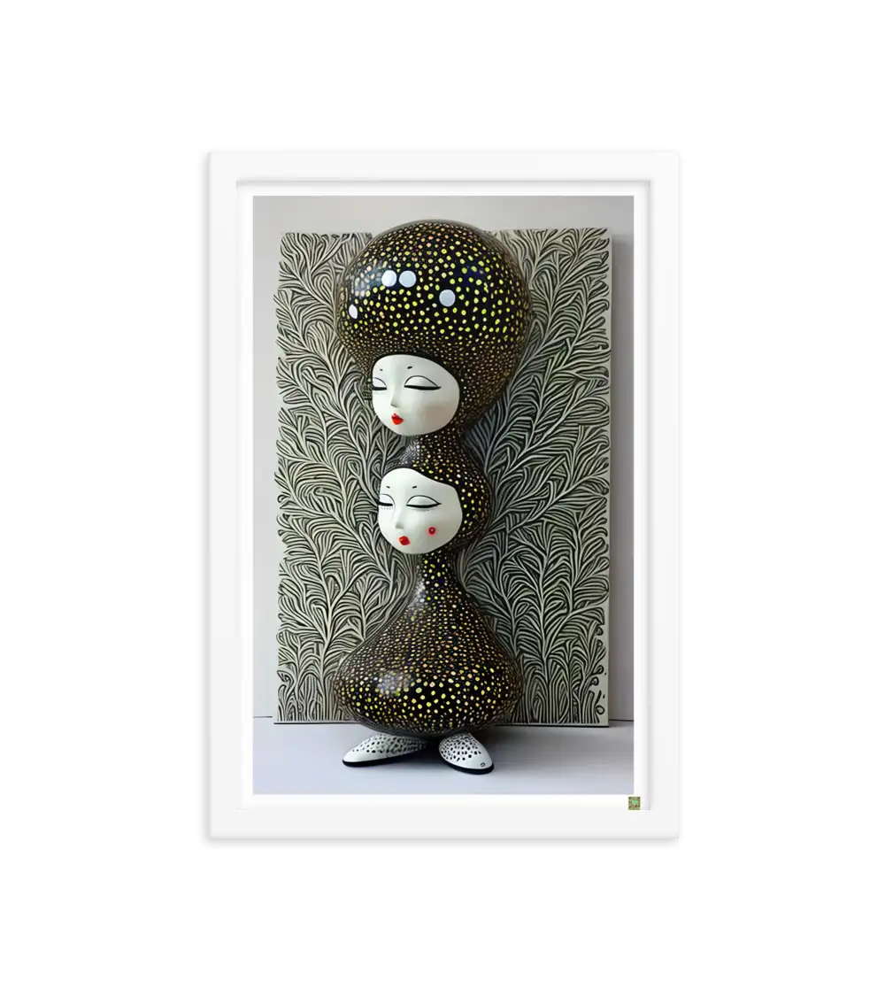 09 ROOT STATUE - Framed Poster