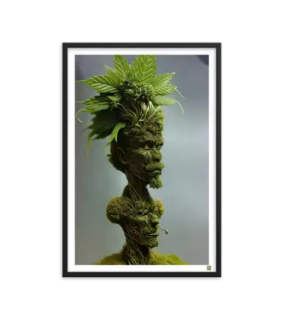 10 ROOT STATUE - Framed Poster