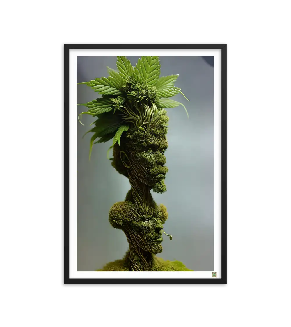 10 ROOT STATUE - Framed Poster