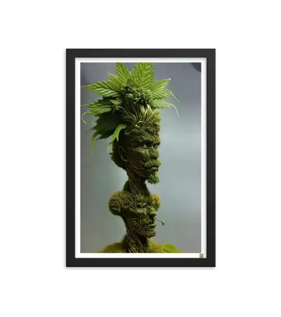 10 ROOT STATUE - Framed Poster