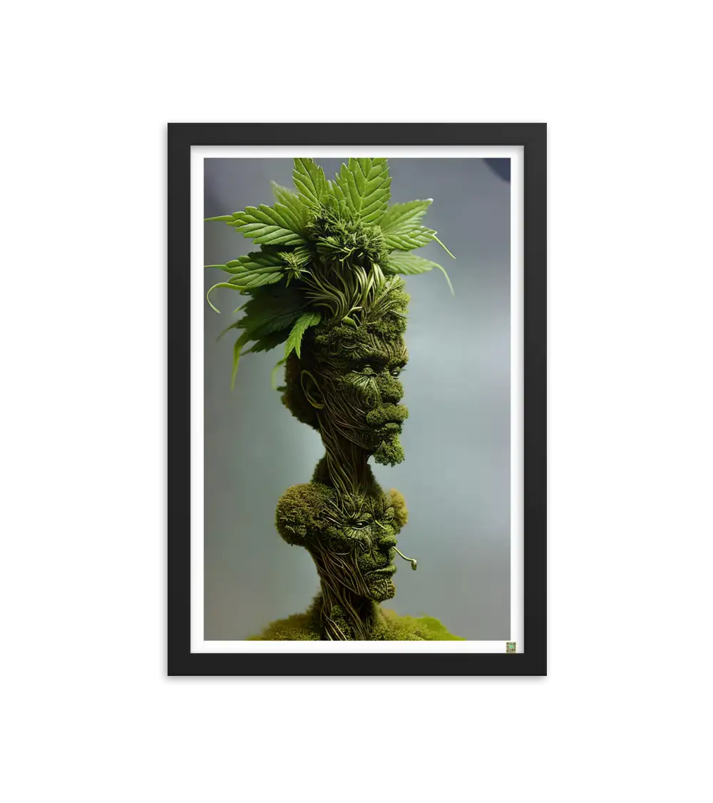 10 ROOT STATUE - Framed Poster