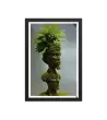 10 ROOT STATUE - Framed Poster
