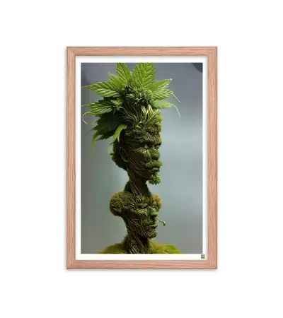 10 ROOT STATUE - Framed Poster