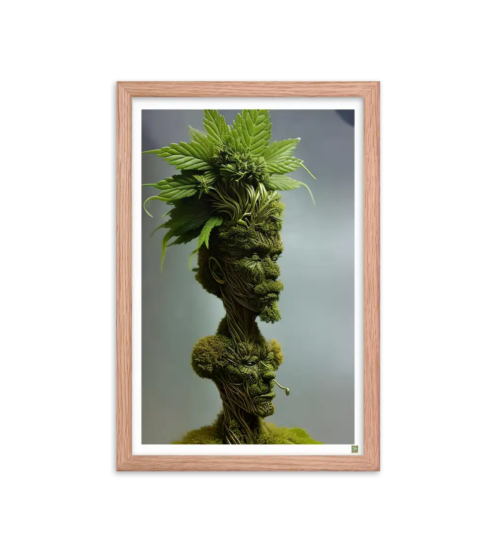 10 ROOT STATUE - Framed Poster