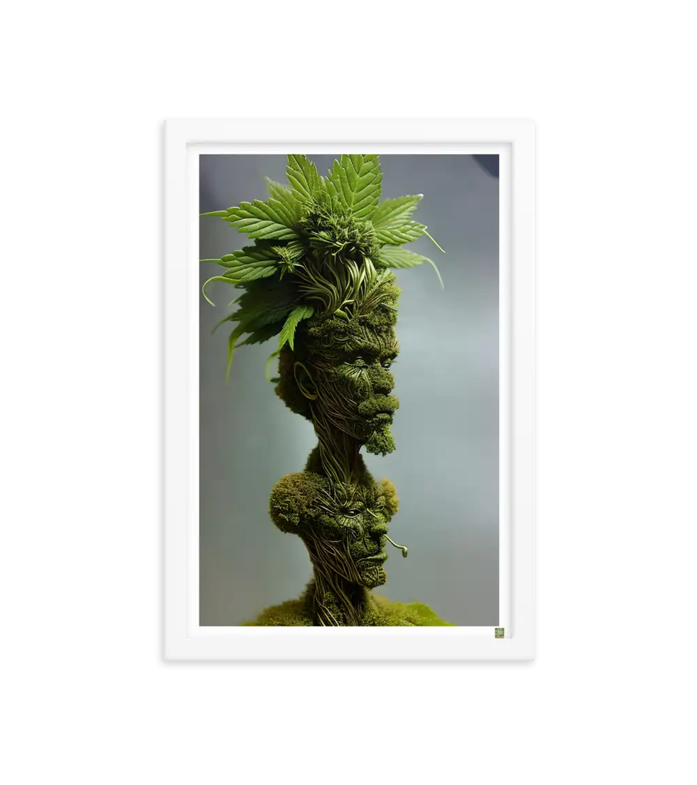 10 ROOT STATUE - Framed Poster