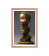 11 ROOT STATUE - Framed Poster