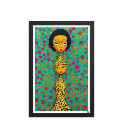 04 ROOT STATUE - Framed Poster
