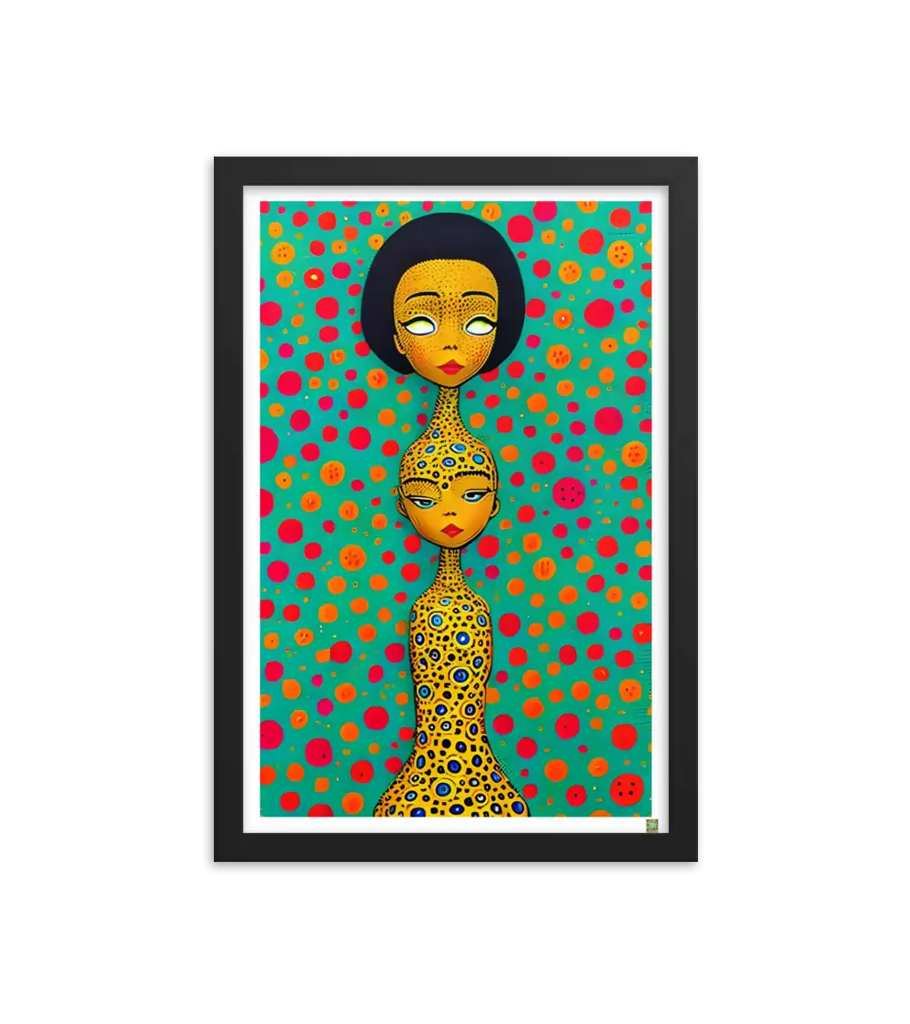 04 ROOT STATUE - Framed Poster