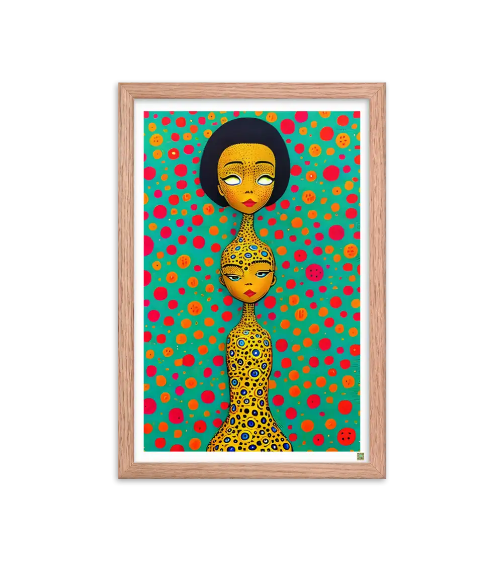 04 ROOT STATUE - Framed Poster