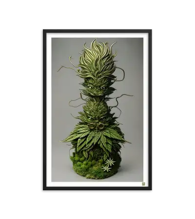 05 ROOT STATUE - Framed Poster