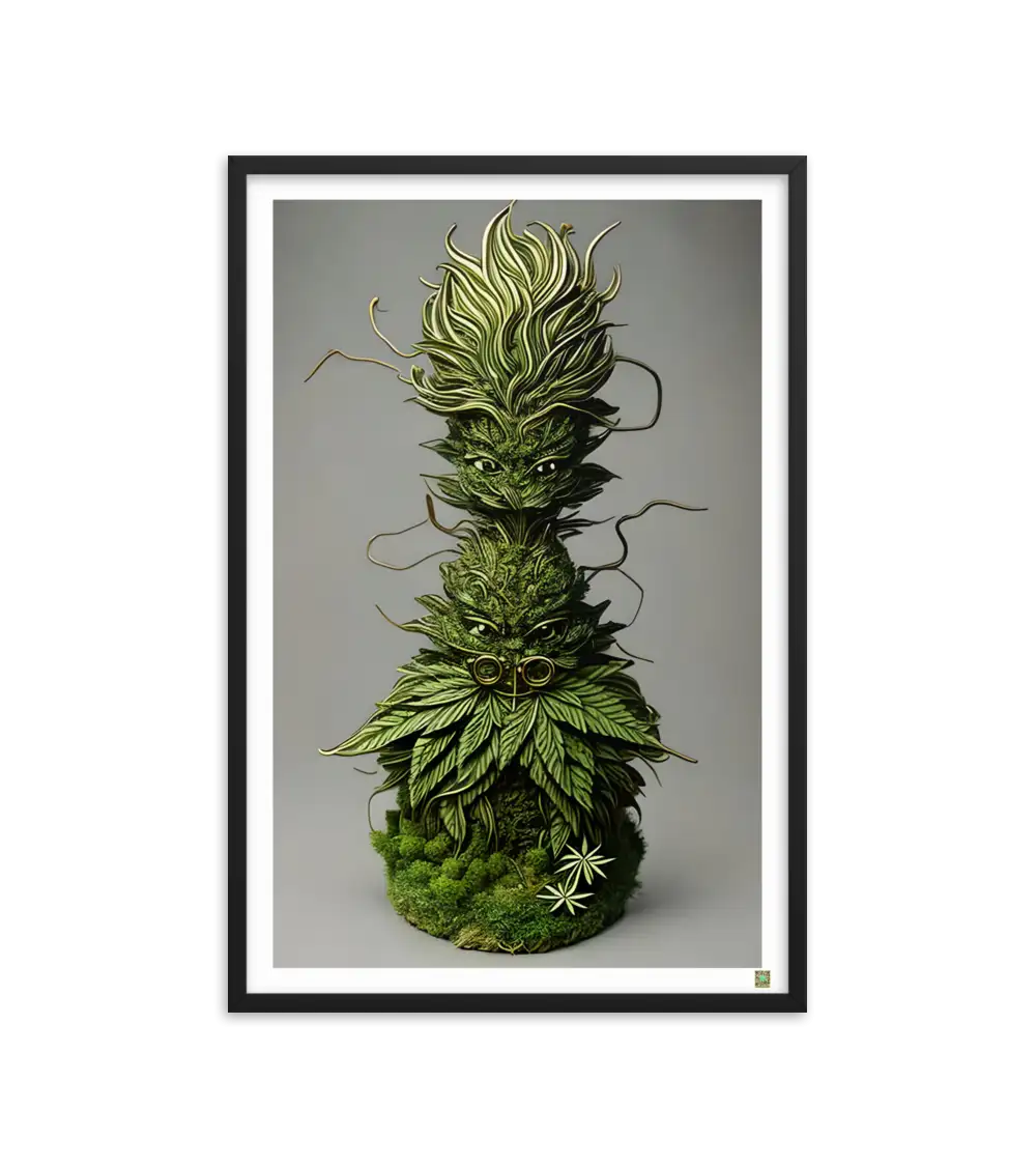 05 ROOT STATUE - Framed Poster