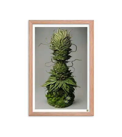 05 ROOT STATUE - Framed Poster