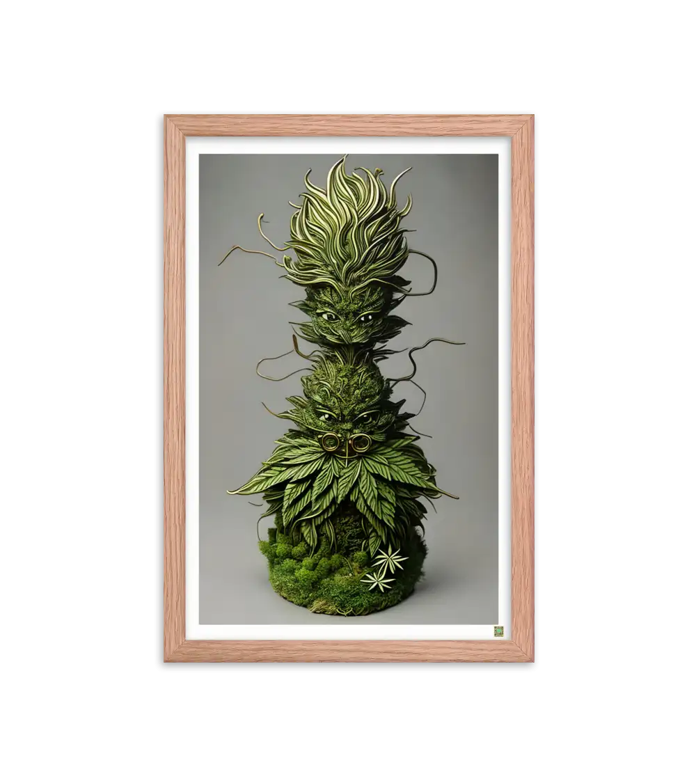 05 ROOT STATUE - Framed Poster