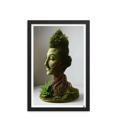 06 ROOT STATUE - Framed Poster