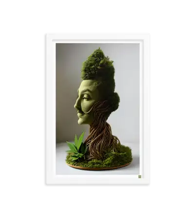 06 ROOT STATUE - Framed Poster