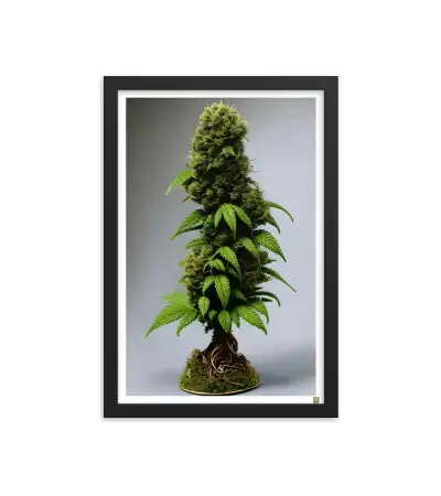 01 ROOT STATUE - Framed Poster