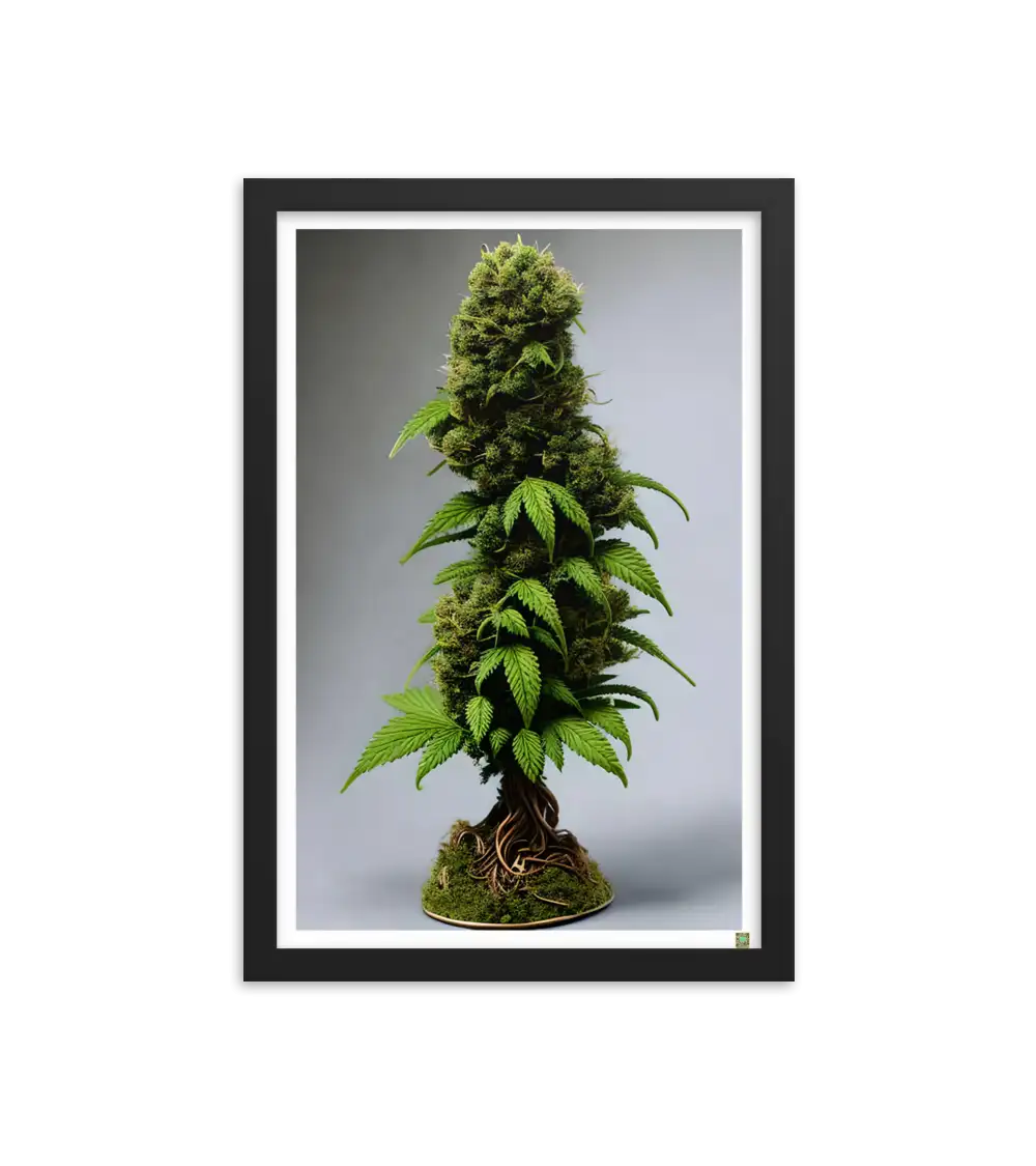01 ROOT STATUE - Framed Poster