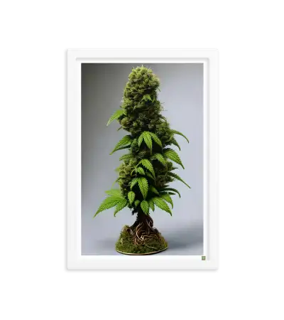 01 ROOT STATUE - Framed Poster