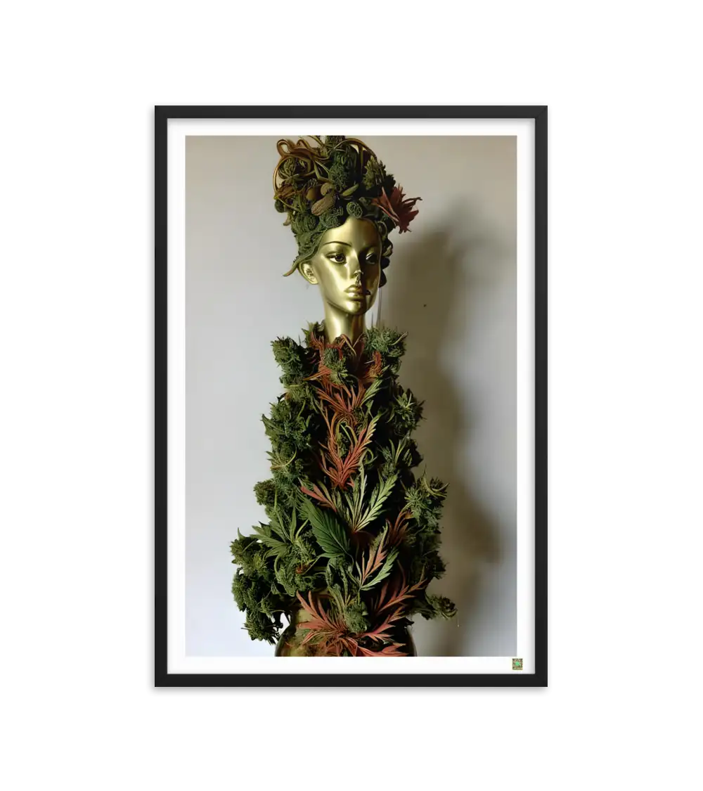 02 ROOT STATUE - Framed Poster