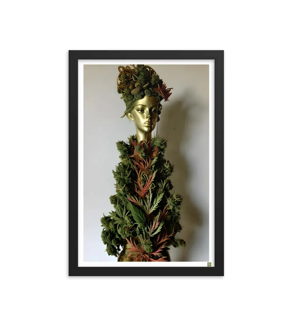 02 ROOT STATUE - Framed Poster