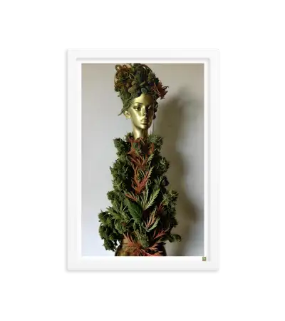 02 ROOT STATUE - Framed Poster