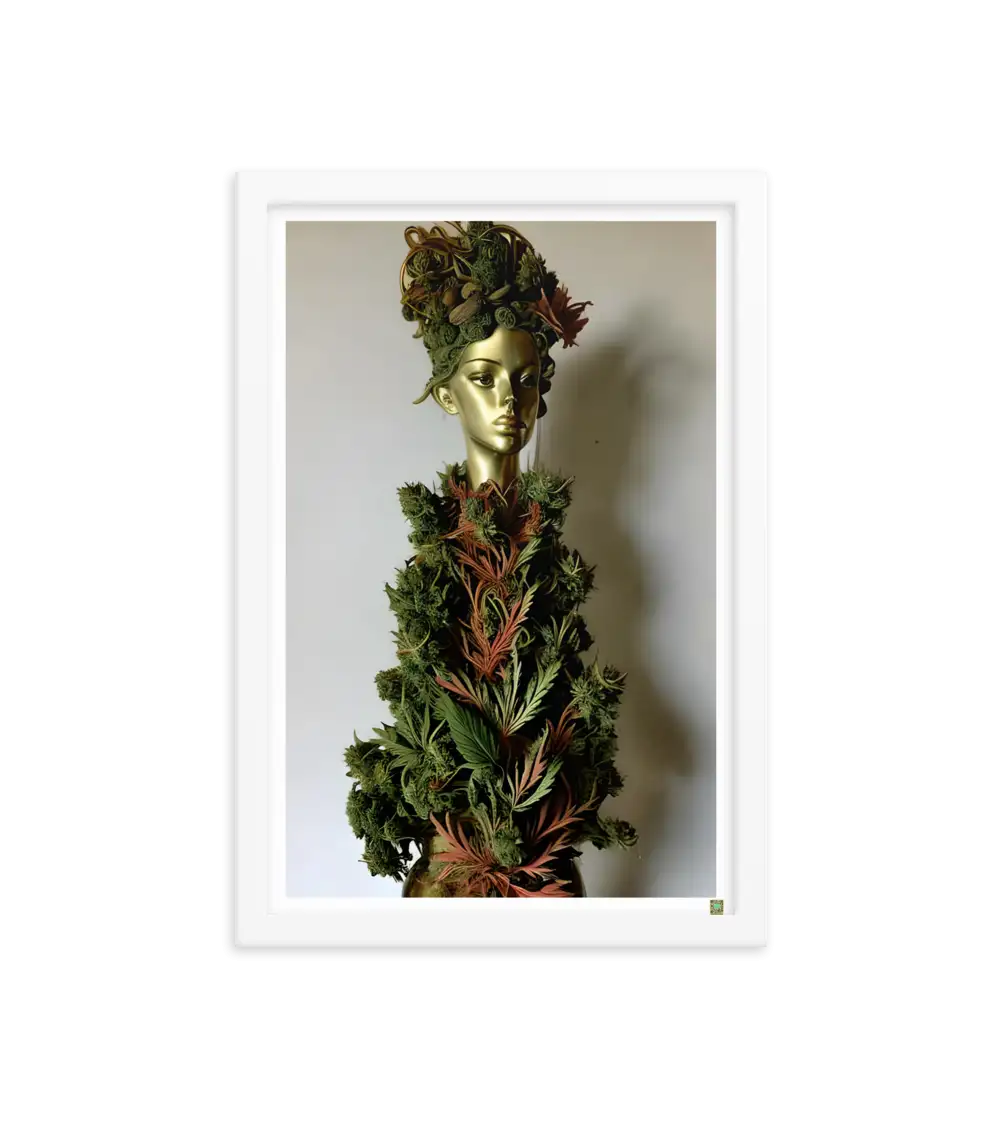 02 ROOT STATUE - Framed Poster