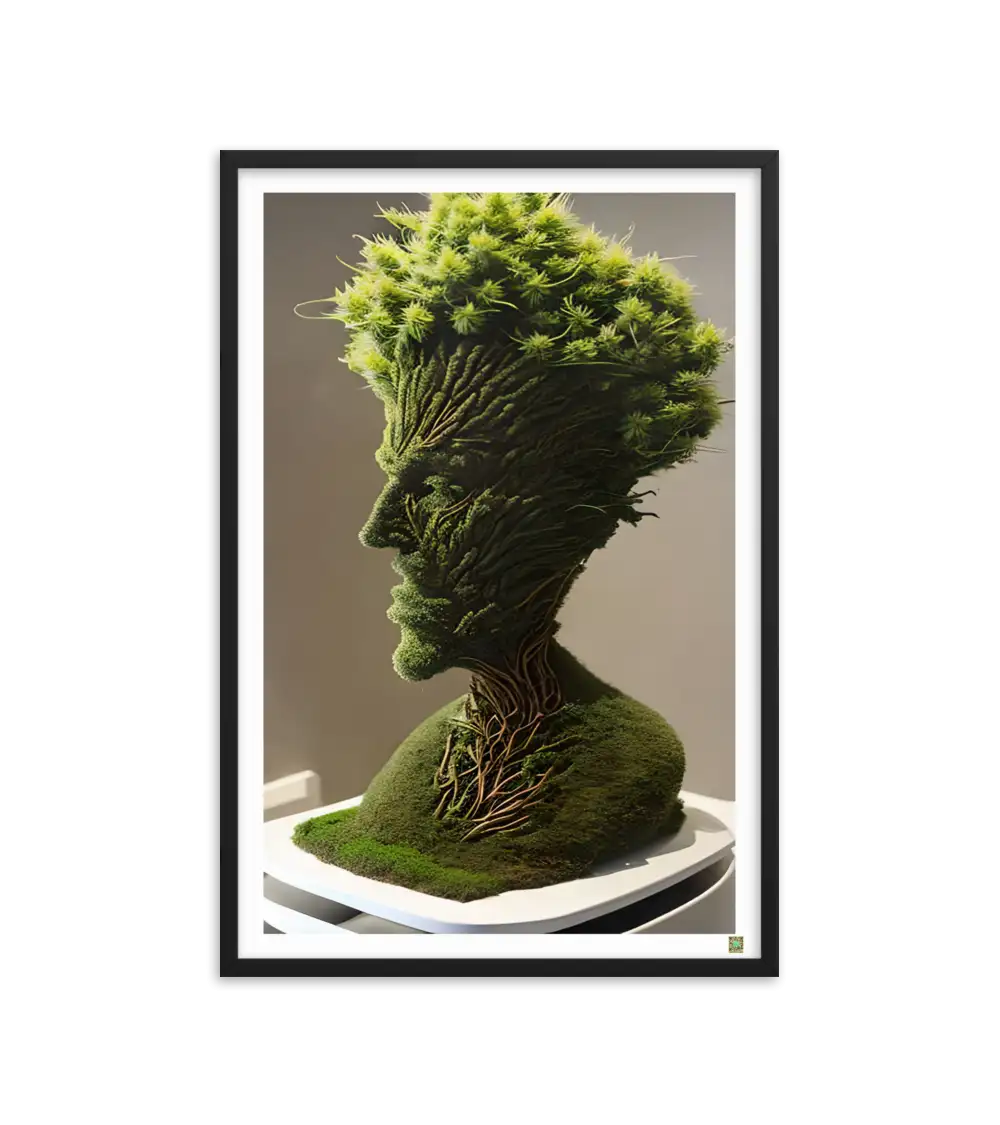 03 ROOT STATUE - Framed Poster