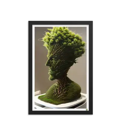 03 ROOT STATUE - Framed Poster