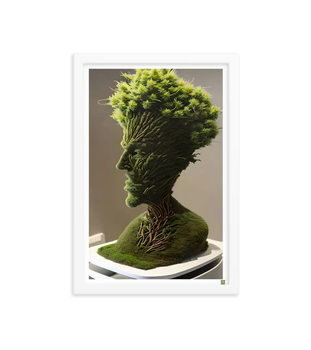 03 ROOT STATUE - Framed Poster