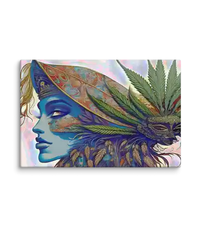 5 BLUE HSF BURLESQUE Canvas