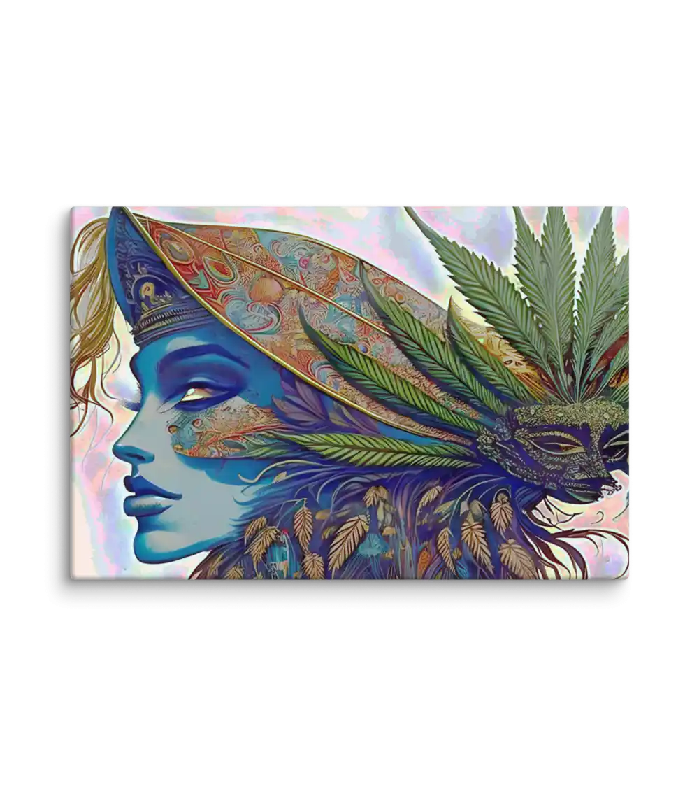 5 BLUE HSF BURLESQUE Canvas