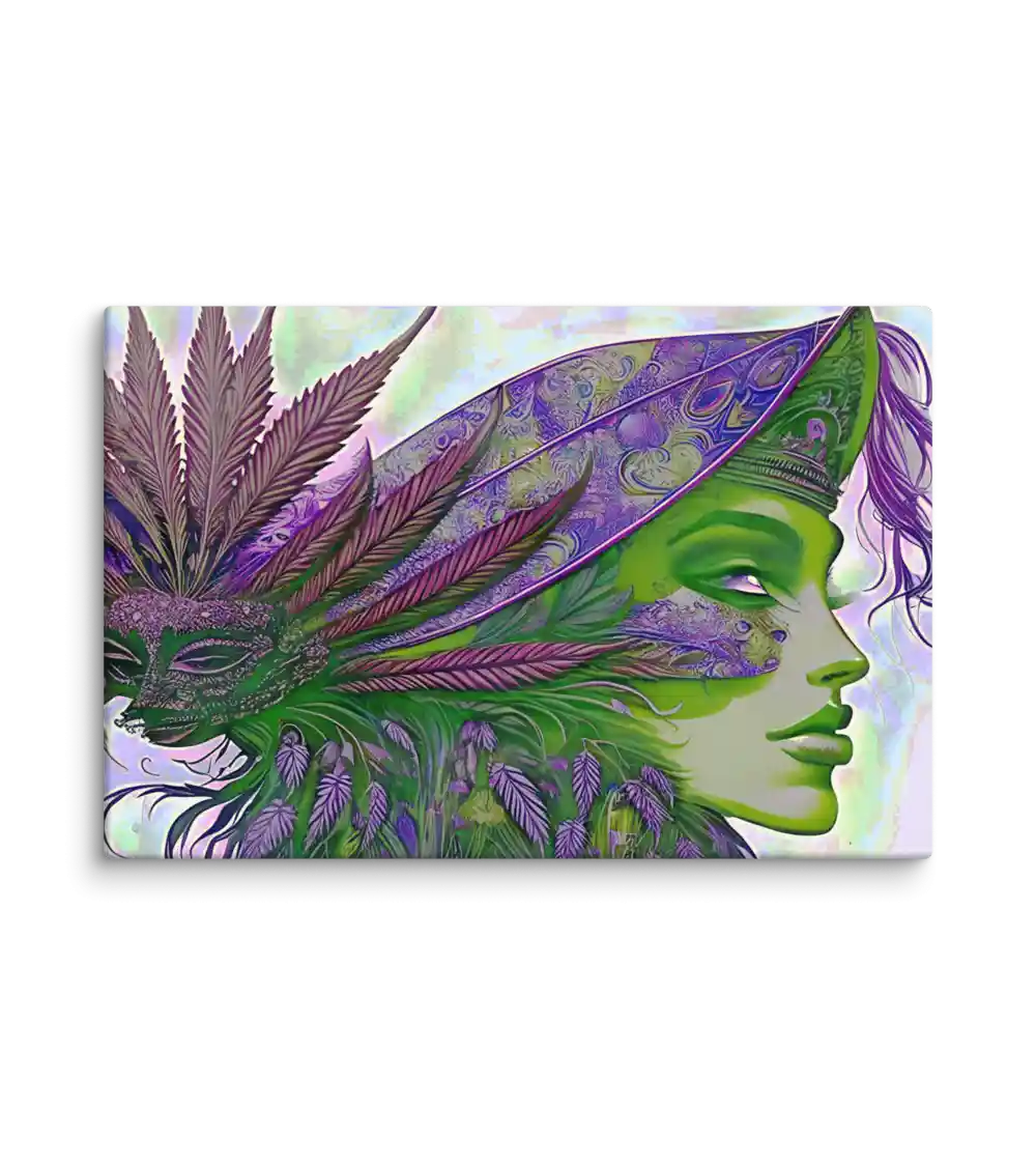 5 GREEN HSF BURLESQUE Canvas