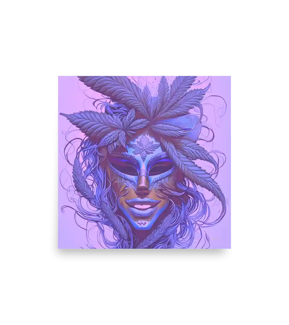 01 PURPLE HFQ BURLESQUE Poster