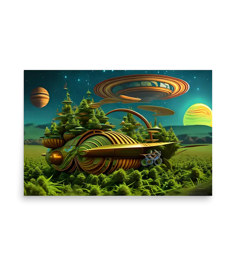 14 SPACE BICYCLE - Poster