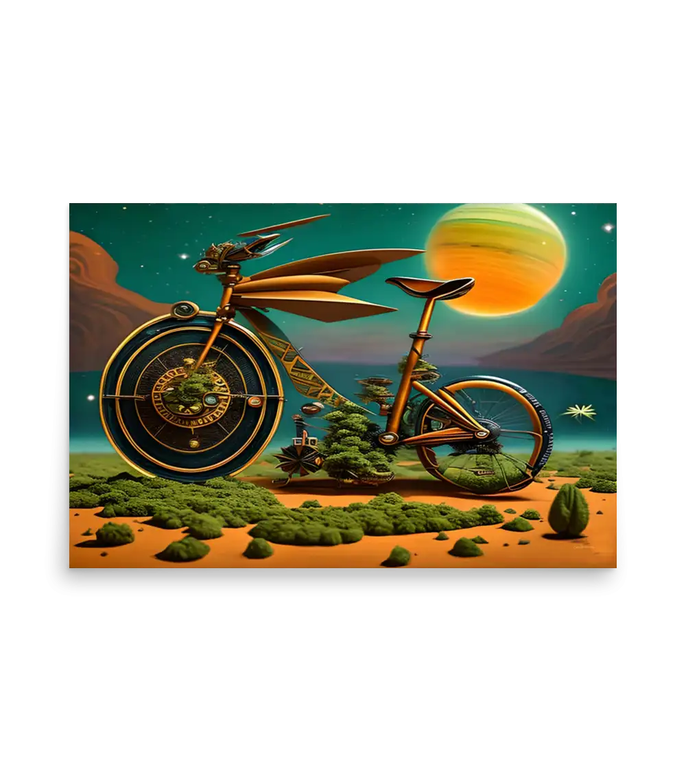 08 SPACE BICYCLE - Poster