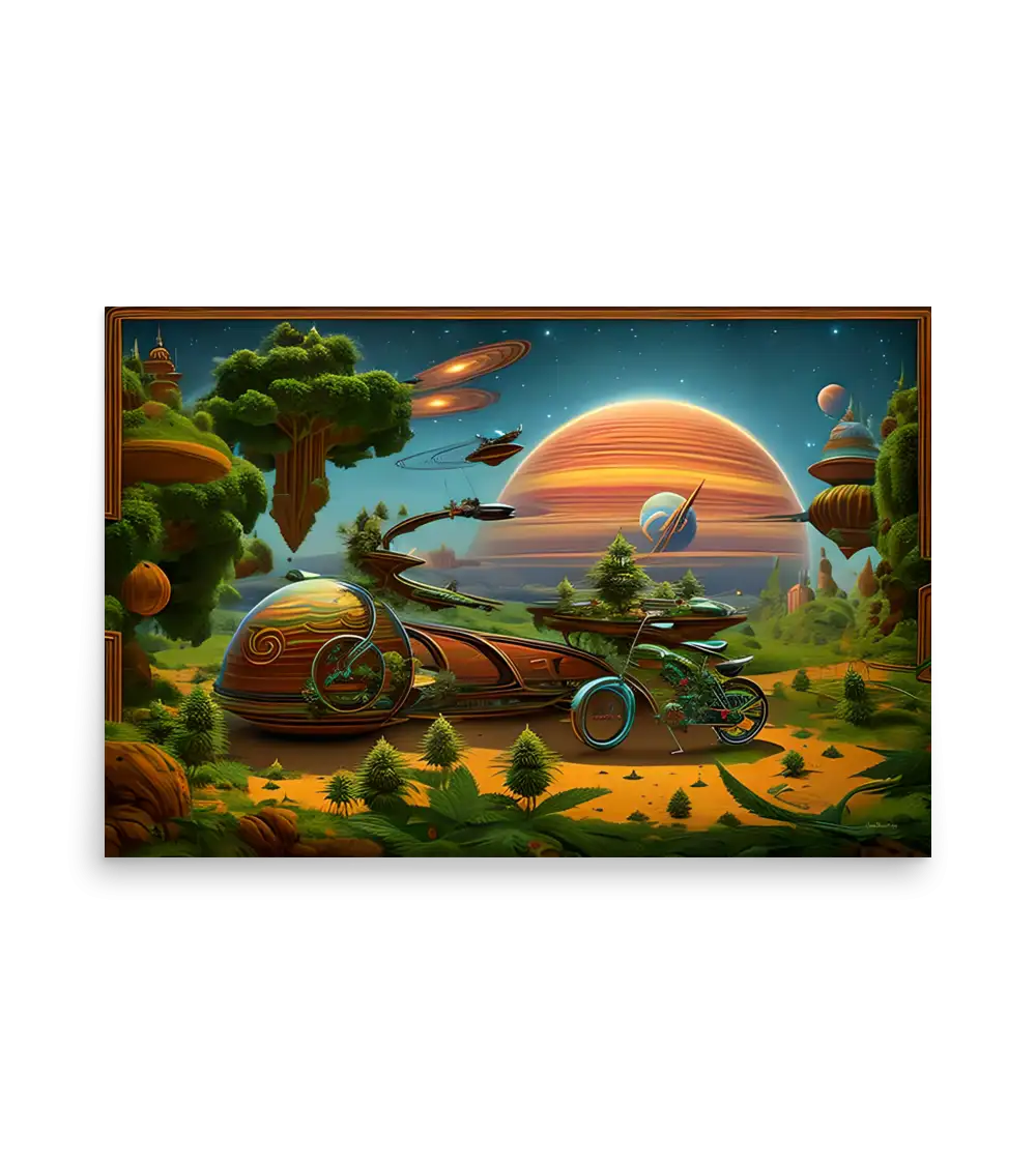 04 SPACE BICYCLE - Poster