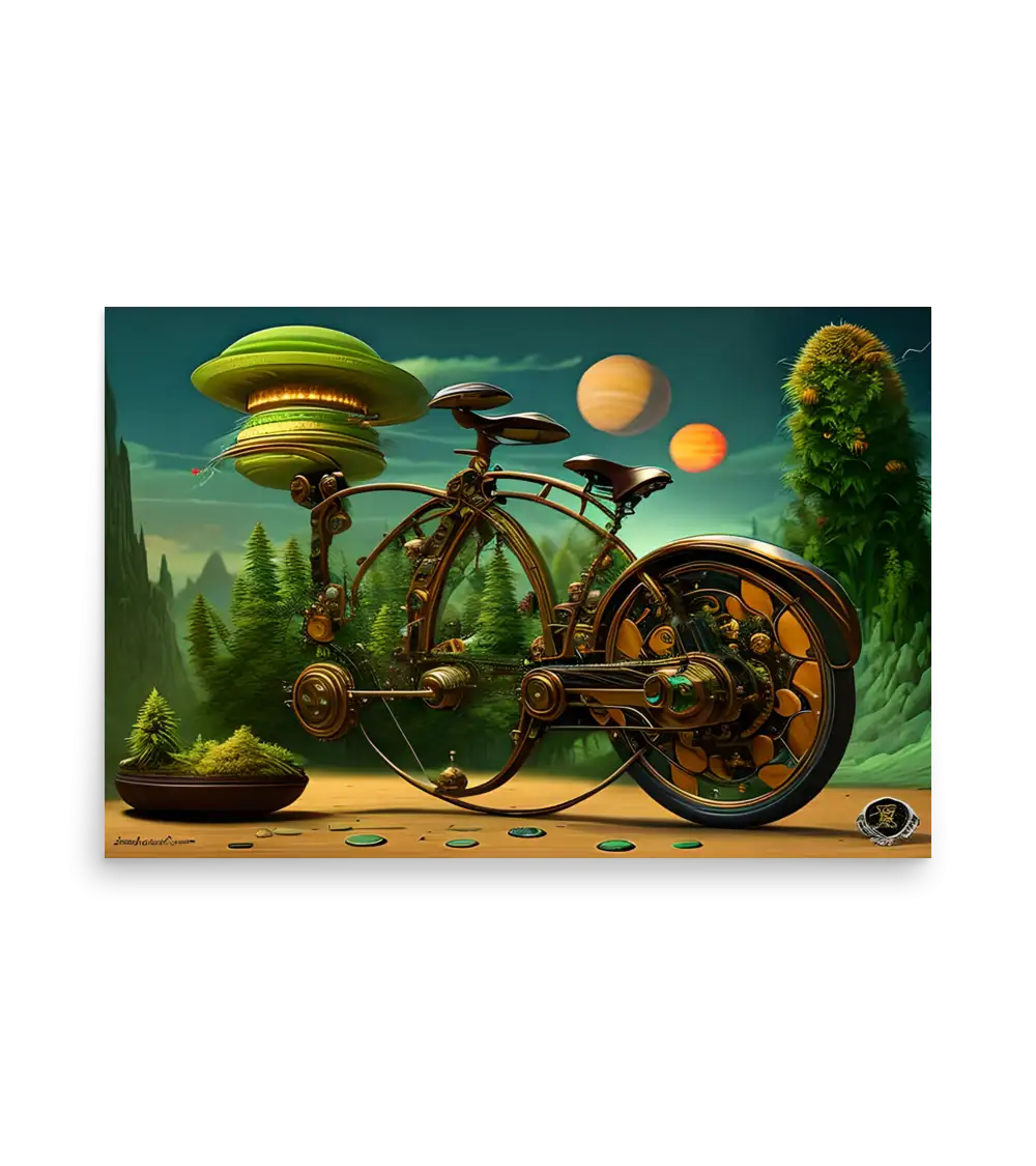 02 SPACE BICYCLE - Poster