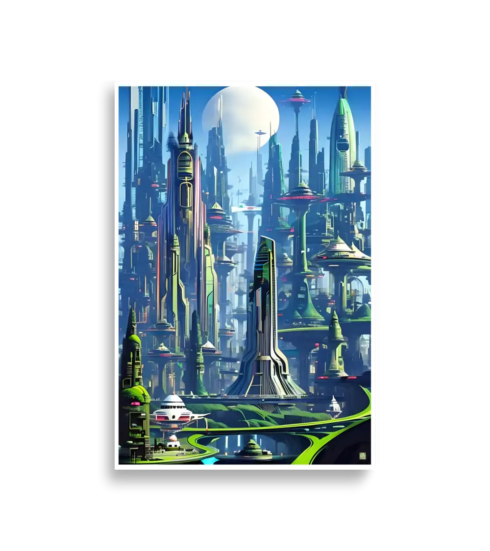 15 City Sprite Poster