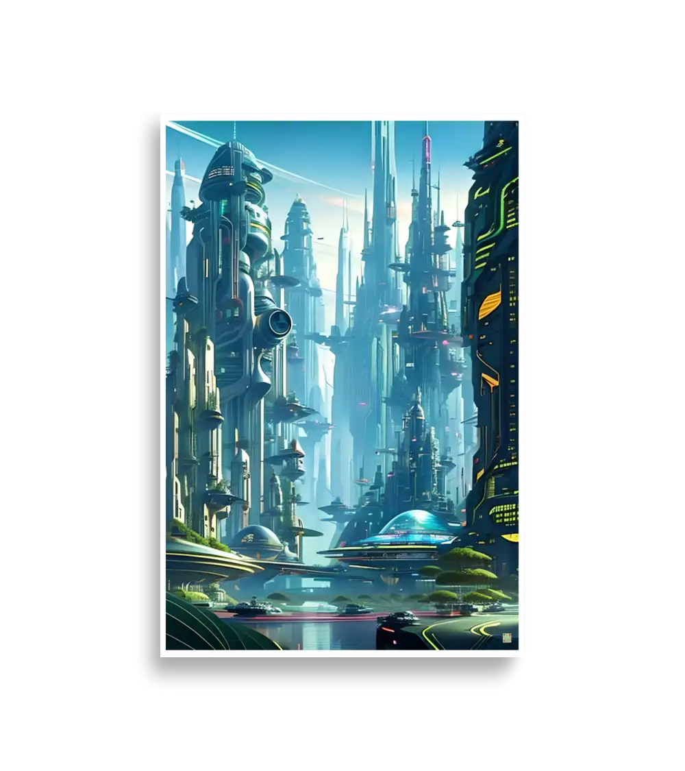 25 City Sprite Poster