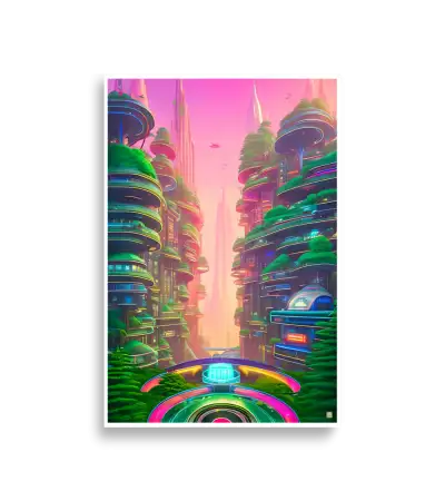 04 Neon City Poster