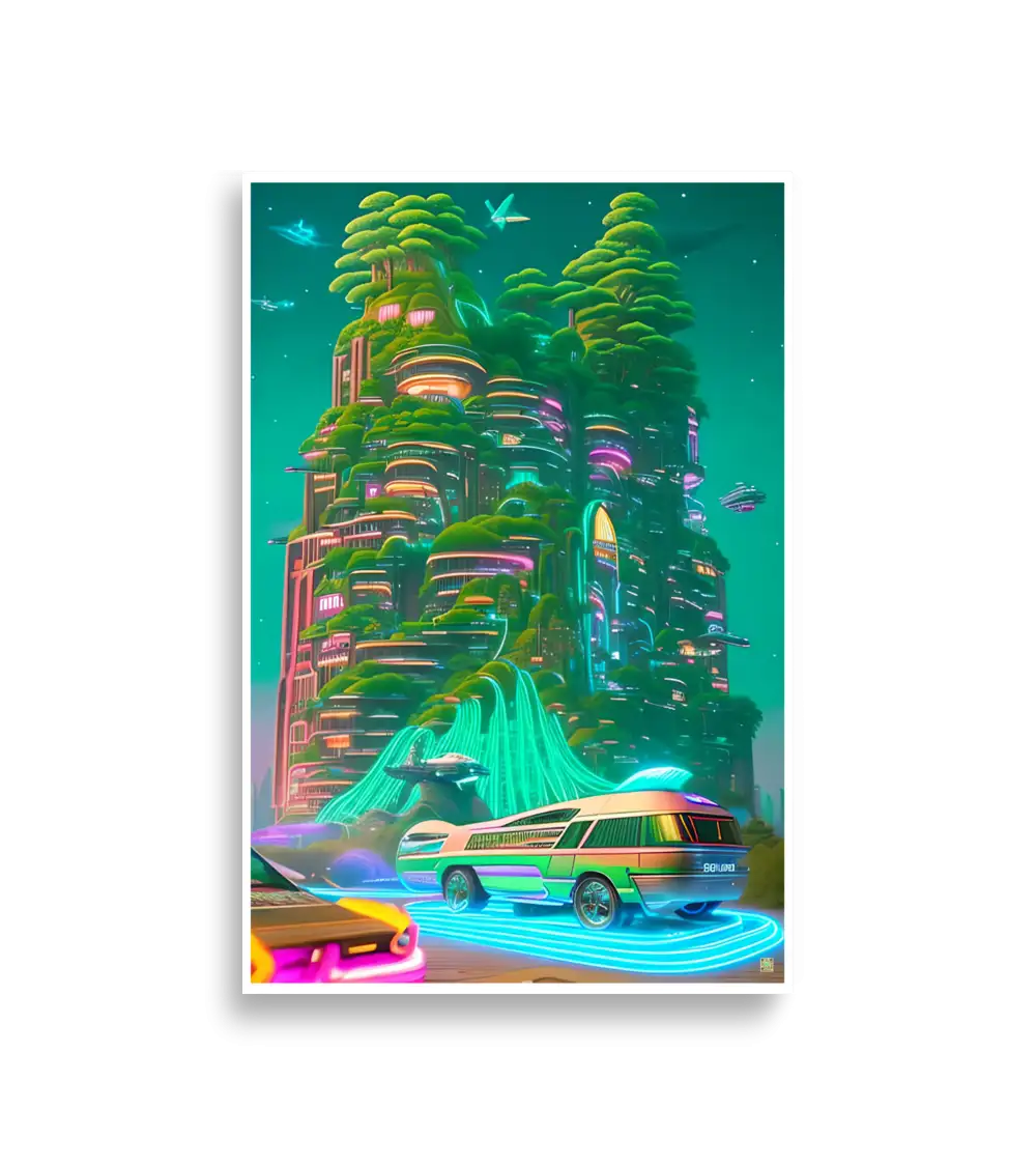 06 Neon City Poster